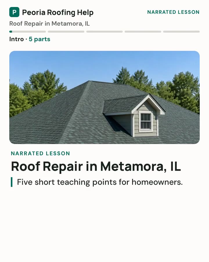 Roof steps video cover