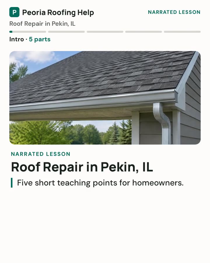 Roof steps video cover